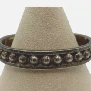 Pat Areias Sterling Sliver 925 Stamped Classic Ball Cuff Bracelet BR95 $280